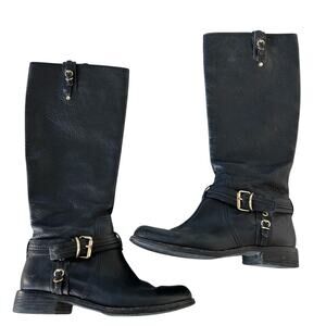 Vince Camuto Kabo2 Black Tall Riding Boots